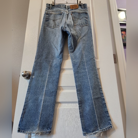VINTAGE/ORANGE TAB/*RARE*/LEVI'S 517/MENS W33xL32/BOYFRIEND JEAN/WOMENS/1992 - Picture 9 of 10